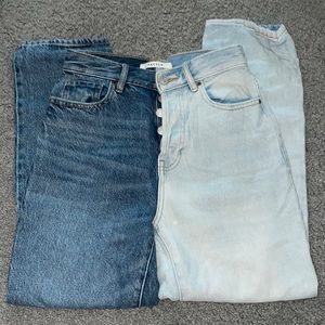 Pacsun Two Toned Mom Jeans